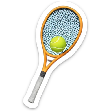 Tennis raquette sticker