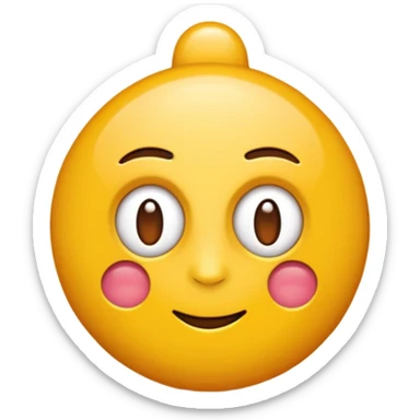 Quiero me crees un emoji de la hormona del cortisol en un nivel saludable sticker