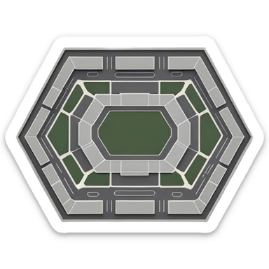 Pentagon building sticker