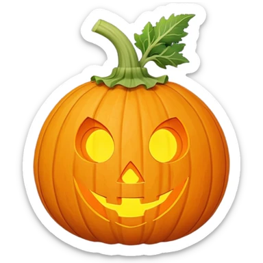 Jack's Turnip lantern sticker