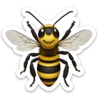 Hive Bee sticker