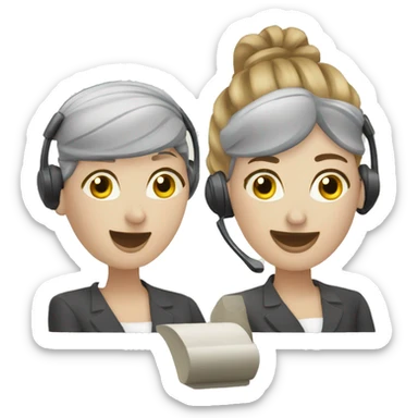 Call center spa sticker