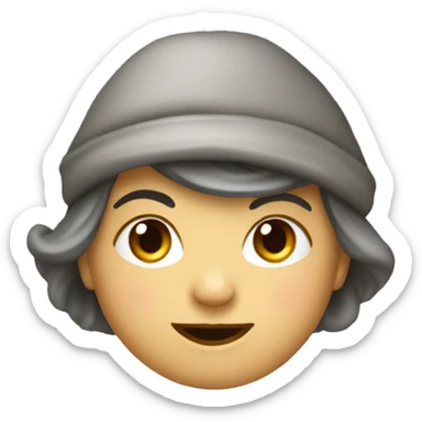 Enfant bonnet Noël  sticker