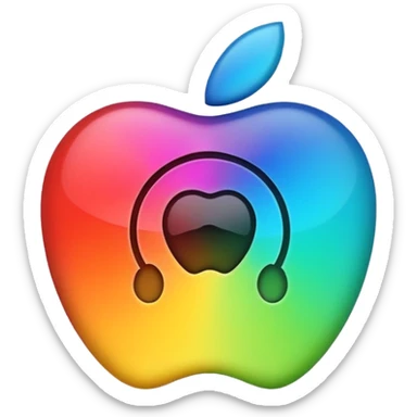 Wi-Fi signal vibrant Apple-style emoji sticker