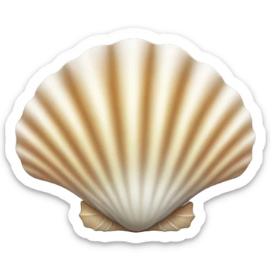 scallop-seashell sticker