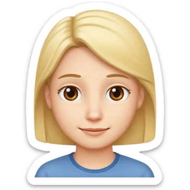 smiley thinking with a smile sticker