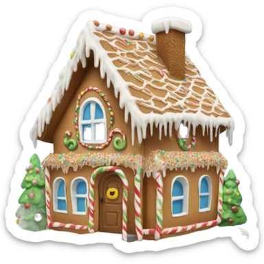 Gingerbread house  sticker