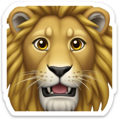 Leão festejando igual gyokers sticker