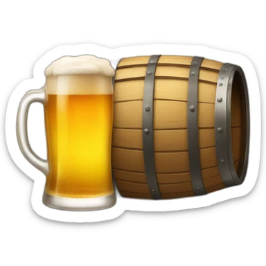 Chat qui bois une biere  sticker