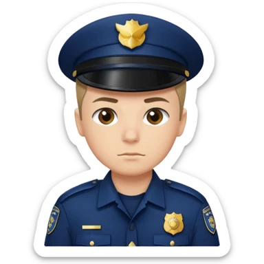 police officer

 sticker