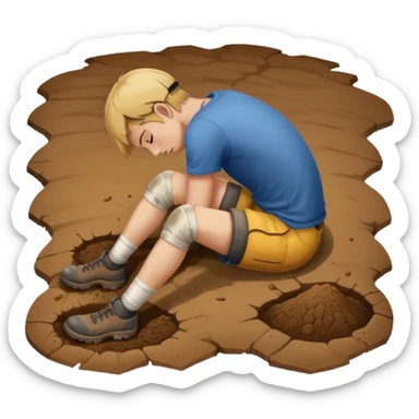 faceplant when someone falls flat on their face sticker