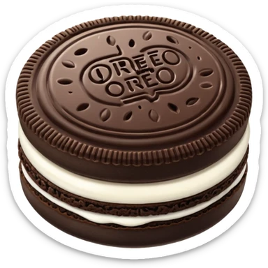 i want to create a emoji of one Oreo classic. The original oreo sticker