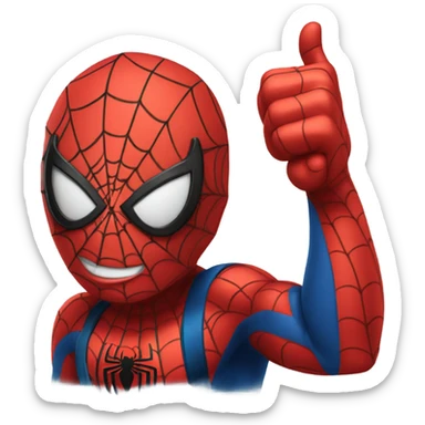 Spiderman THUMB UP sticker