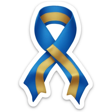 blue ribbon emoji  sticker