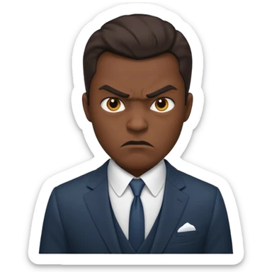 mafia boss angry sticker