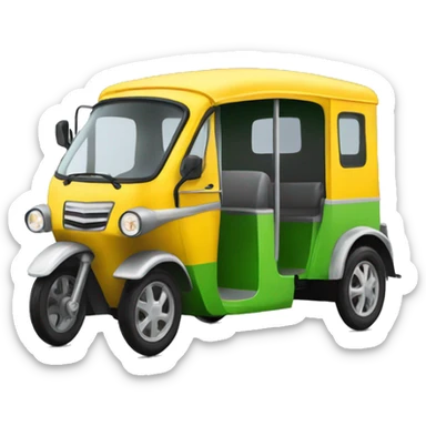 Auto rickshaw sticker