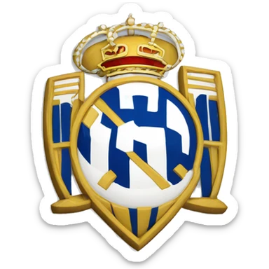 Réal Madrid logo sticker