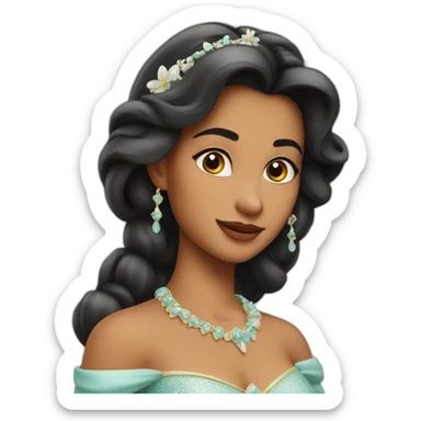 Princesse jasmin sticker