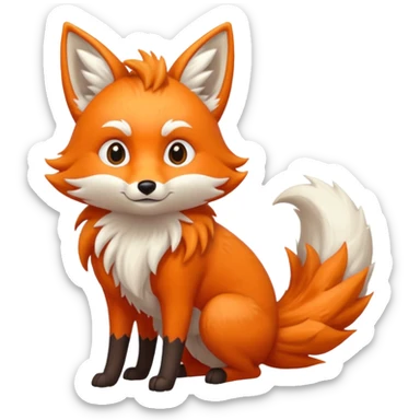 nine-tailed fox sticker