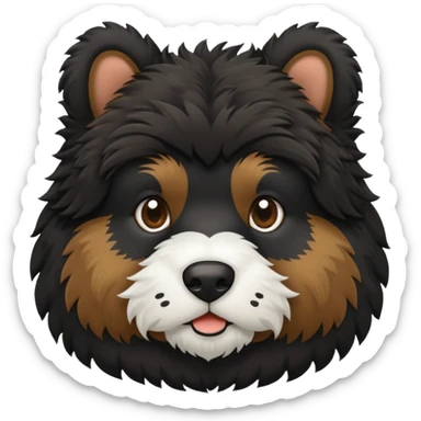 Bouvier bernois noir sticker