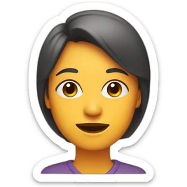 Mam with a fireplace on face sticker