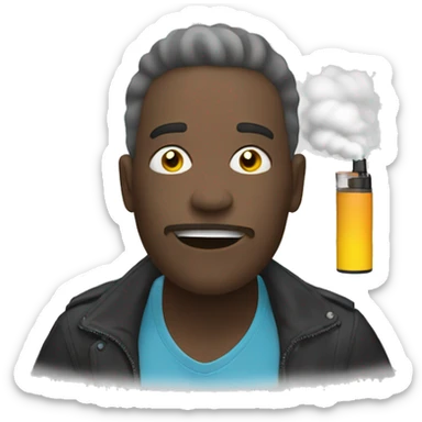 Vaping sticker