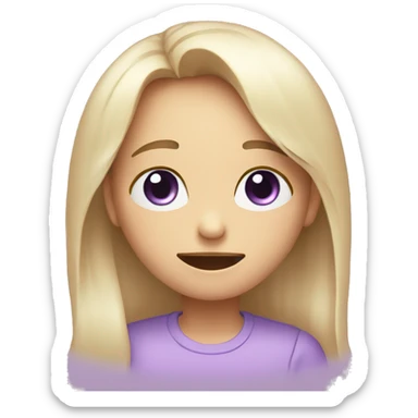 I cry happy faces similar to the one on WhatsApp I want it to contain lilac colors sticker