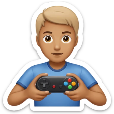 Une personne qui a un control dans la main avec un 0 sticker