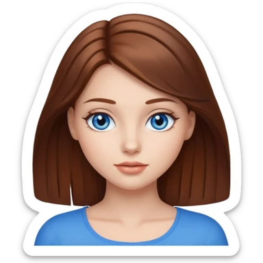 beauty model girl sticker