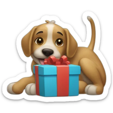 microsoft rover assistant giving a gift sticker