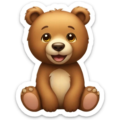 CUTE BEAR sticker