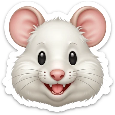 Rat drooling meme sticker sticker