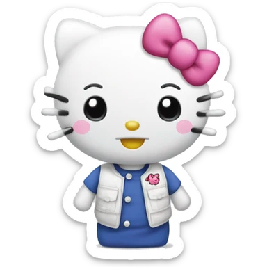 Haceme una hello kitty sticker