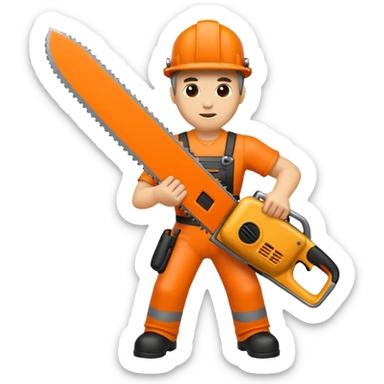 faça a máxima de "chainsawman" sticker