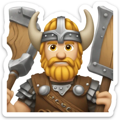 viking en colère sticker
