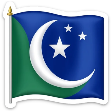 Flag of Kashmir sticker