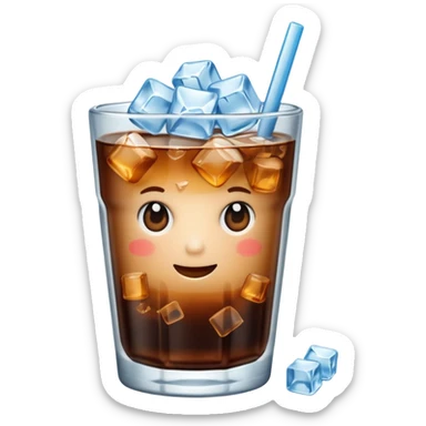 ice americano sticker