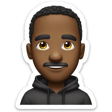 Hip-hop :-) with X  ‘s for eyes  sticker