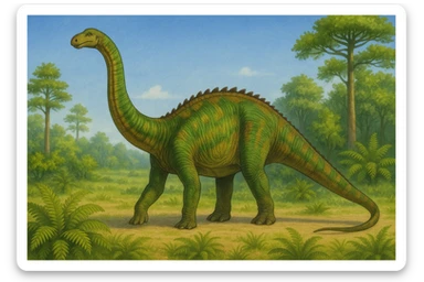 Brontosaurus sticker