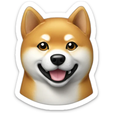 shiba inu coin sticker