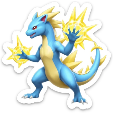 Electrike-Manectric-Salamence-fusion (full body) sticker
