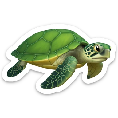 sea turtle sticker