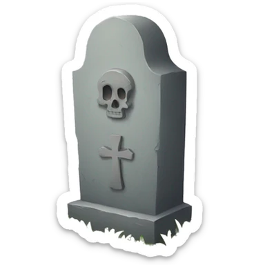 Grave sticker