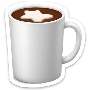 Hot cocoa sticker