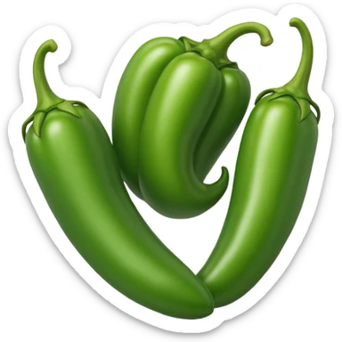 green chili sticker