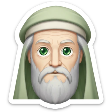 Albus Dumbledore green sticker