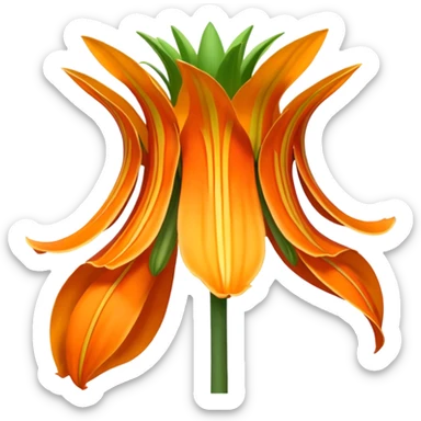 	crown imperial  sticker