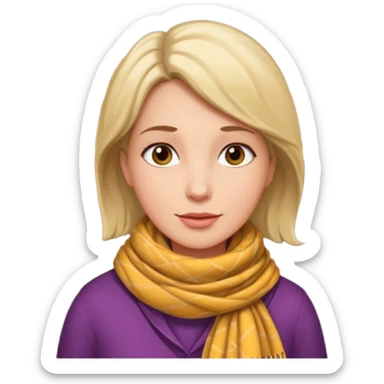 mother looking around a corner on a street sticker