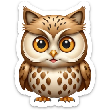 Gato buho sticker