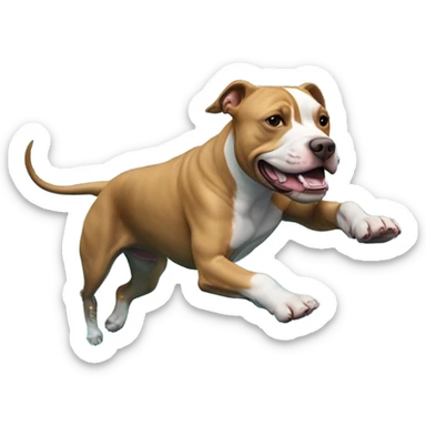Pitbull scuba diving  sticker